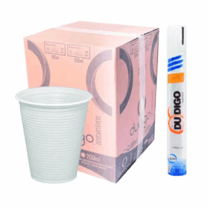 Copo Descart BC 180ml  CX/25 Pct C/100un  DuDigo12 - Image 2