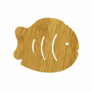 Descanso de Mesa  Formas 17x17x0,5cm Bambu CK2656