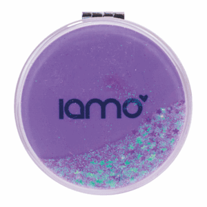Espelho Bolsa Glitter e Agua Redondo Iamo YS43642