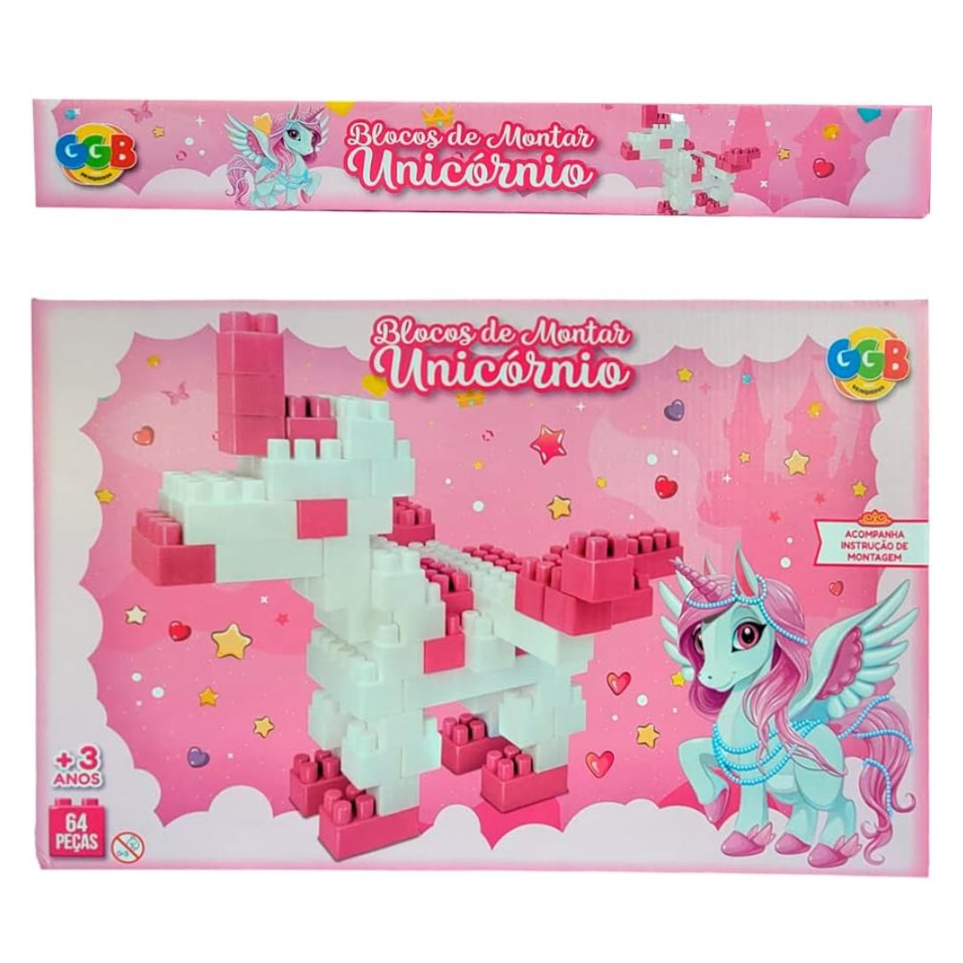 Brinq. Blocos de Montar Unicornio GGB R-390 - Imagem 4