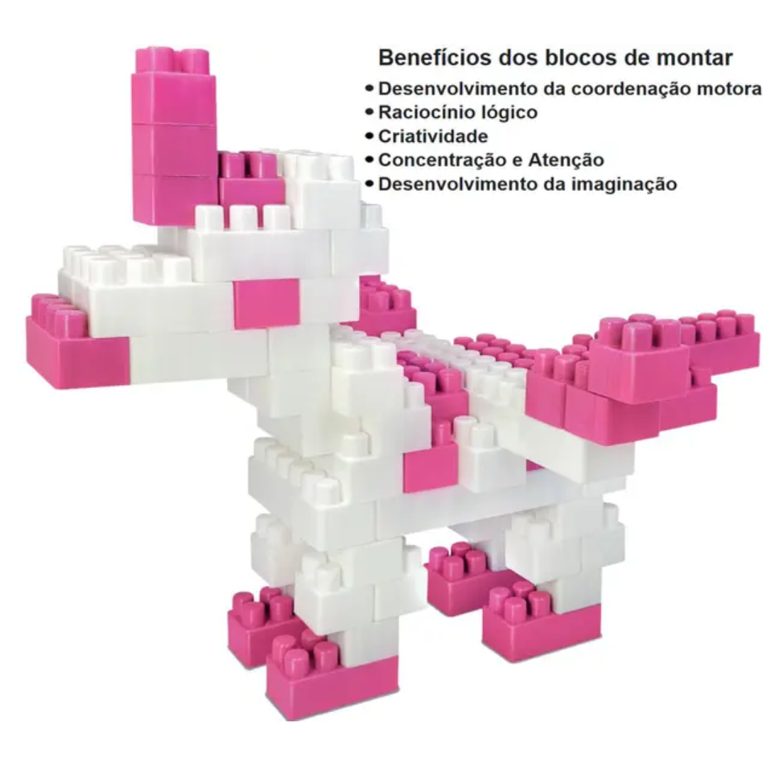 Brinq. Blocos de Montar Unicornio GGB R-390 - Imagem 2