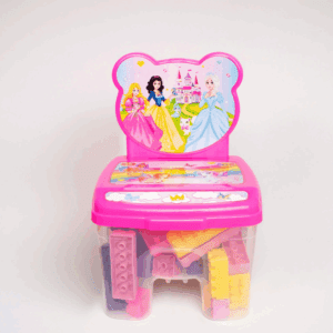 Brinq. Cadeira Blocos Princesas C/24pç GGB R-299