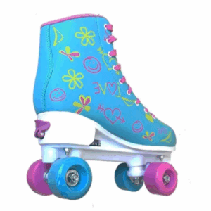 Brinq. Patins 4 Rodas AZ/RS Tam 35-38 Fenix RL-07A - Image 4