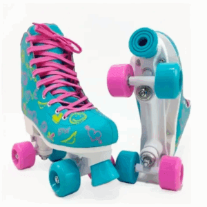 Brinq. Patins 4 Rodas AZ/RS Tam 35-38 Fenix RL-07A - Image 3