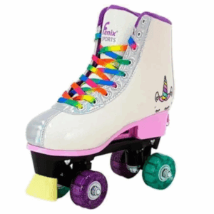 Brinq. Patins 4 Rodas Luz Unicór 35-38 Fenix RL-08 - Image 2