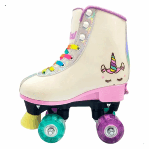 Brinq. Patins 4 Rodas Luz Unicór 35-38 Fenix RL-08 - Image 5