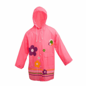 Capa de Chuva Infantil Rosa PVC TT CO20026