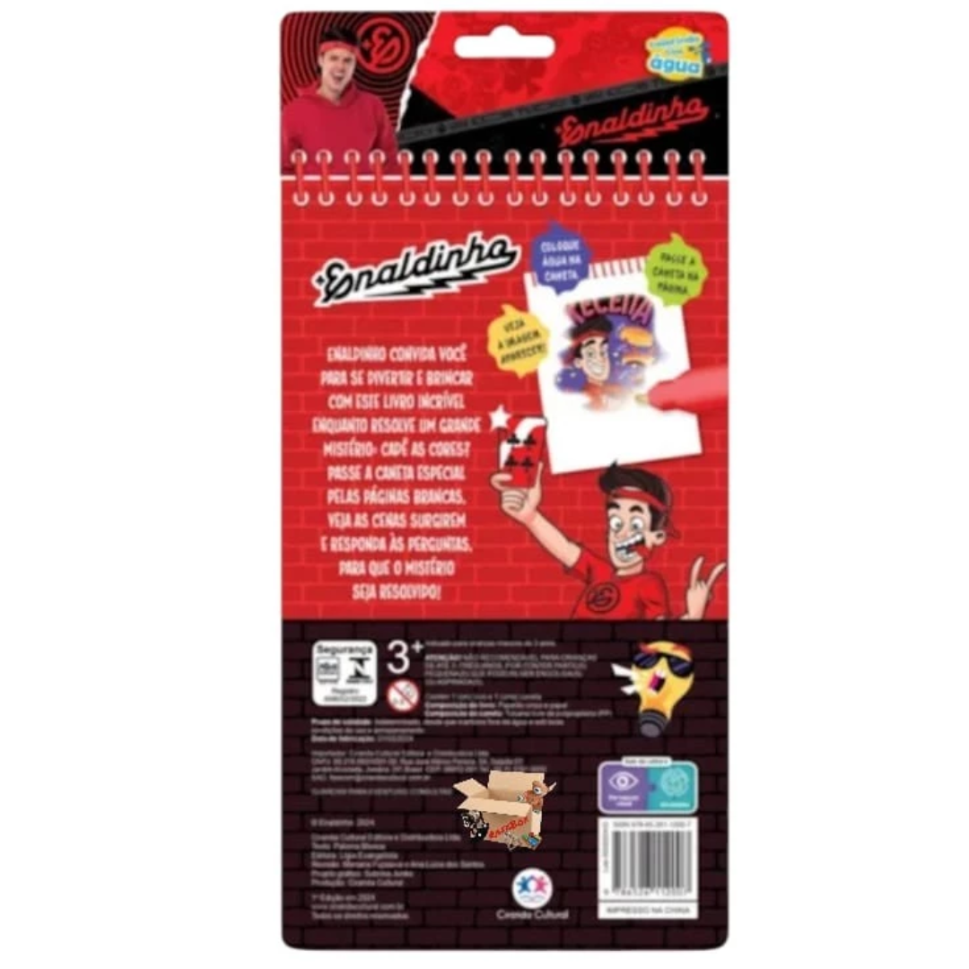 Livro Aquarela Mister cor Enaldinho Ciranda 1200-7 - Imagem 2
