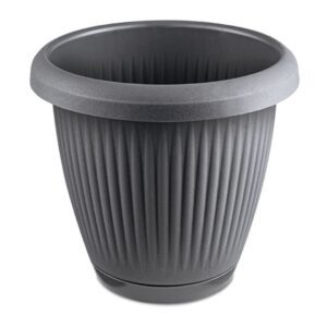 Vaso Prat Redondo 0,4L Cinza Concreto Usual R-976