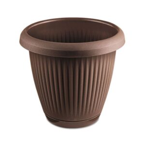 Vaso Prat Redondo 0,8L Marrom Usual R-989