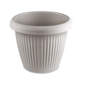 Vaso  Redondo 0,8L Cinza Concreto Usual R-982