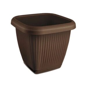 Vaso Prat Quadrado 0,5L Marrom Usual R-1001