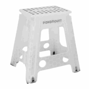 Banqueta Dobrável Antiderrapante Clear 45cm R-2136