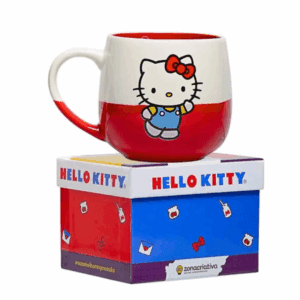 Caneca Hello K. VM/BR 400ml Ceramica Zona C. 25915