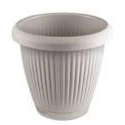 Vaso Prat Redondo 0,4L Cinza Claro Usual R-975