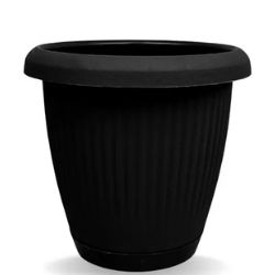 Vaso Redondo 1,4L Preto Usual R-881