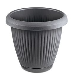 Vaso Prat Redondo 3,2L Cinza Concreto Usual R-897