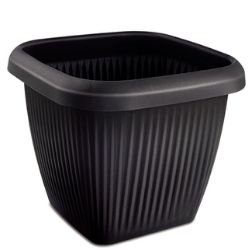 Vaso Quadrado 1,7L Preto Usual R-930