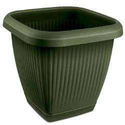 Vaso Prat Quadrado 1L Verde Militar Usual R-1015