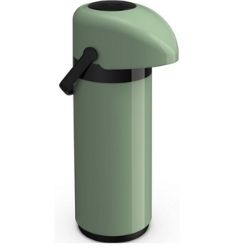 Garrafa Térmica De Mesa 1 Litro de Pressão com alça Ampola de Vidro Verona Unitermi (VERDE) R-009R