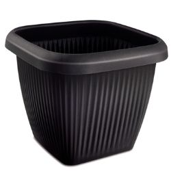Vaso Quadrado 1L Preto Usual R-1008