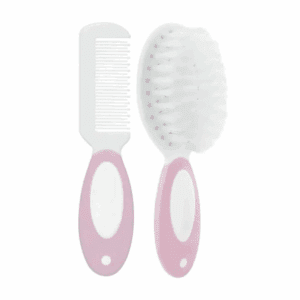 Escova e Pente Cerdas Macias Rosa Buba R12643