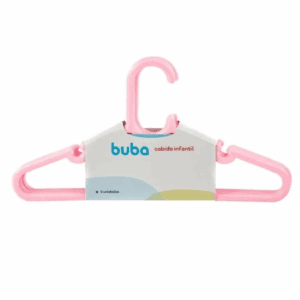 Kit 5 Cabides Rosa Buba R14191