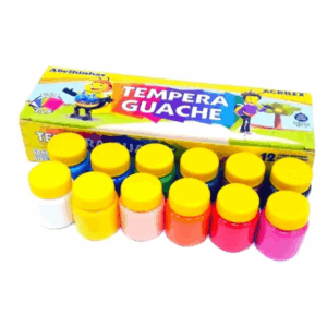 Tinta Guache 15ml 12 Cores Sort Acrilex 2012 CX1/6