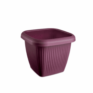 Vaso Prat Quadrado 1L Bordô Usual R-1010