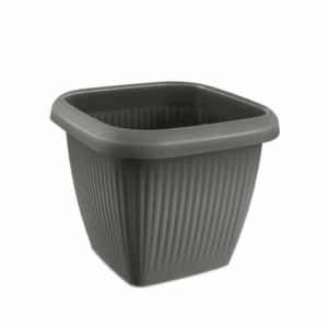 Vaso Quadrado 1L Cinza Concreto Usual R-1006