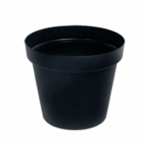 Vaso Redondo Flora N15 1,5L Preto Rischioto 8505PR