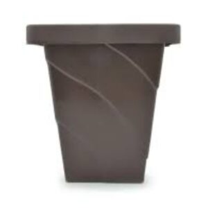 Vaso  Quadrado Pequeno Coffe Inplast R-136
