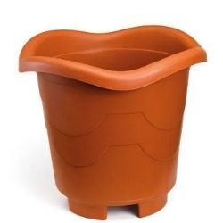 Vaso Redondo Pequeno Telha Injeplastec R-330