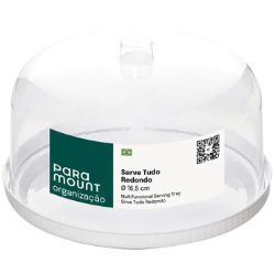 Boleira Redond Diamond 16cm Br Paramount R-1789