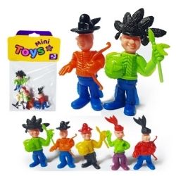 Brinq. Mini Toys Boneco Indio C/05 (Cx40) R-1070A