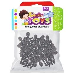 Brinq. Mini Toys Mini Boneco Pt C/25 (Cx90) R-0335