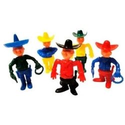 Brinq. Mini Toys Boneco Cowboy C/05 (Cx40) R-1071A