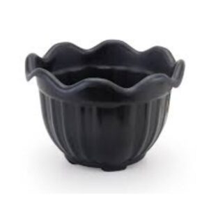 Vaso Flor Red. Medio Preto Injeplastec R-432