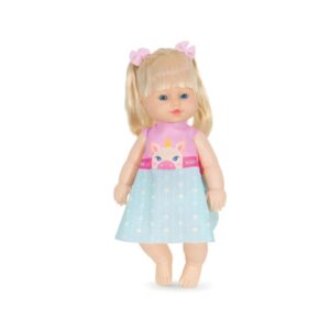 Brinq Nova Toys Boneca Tika Frase Loira 33cmR-1160
