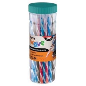 Caneta Esf. Wave Regular 1.0 Bazze C/24 R-900494