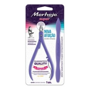 Alicate Para Cutícula C/Espátula LL Merheje 7158