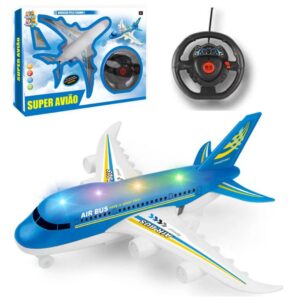 Brinq Avião Attack Control Remoto Á Pilha NZA-4552