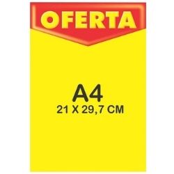 Papel P/Cartaz A4 Oferta 21X29, 7CM C/10 R201173