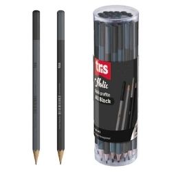 Lápis Graf Hexa N°2 Holi Al Black C/48 Tris 904898