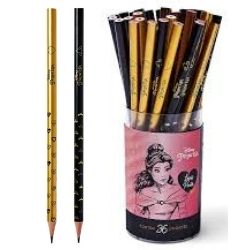 Lápis Graf HB Redondo Princesas C/36 Summit 609829