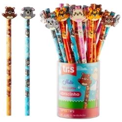 Lápis Graf Redond N°2 H Abracinho C/24 Tris 907578