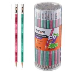 Lápis Graf HB Redond Geométrico C/72 Bazze 907738