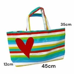 Bolsa de praia 12cm Multicolor  NZA -4918