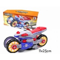 Brinq NZA Stop Motor 360° Pilha Som e luz NZ-4563