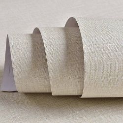 Papel Parede Ads 90x30 Linho Creme Plavitec 310115